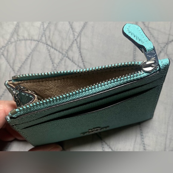 NWT Coach Mini Skinny ID case, Faded Blue - Picture 2 of 8